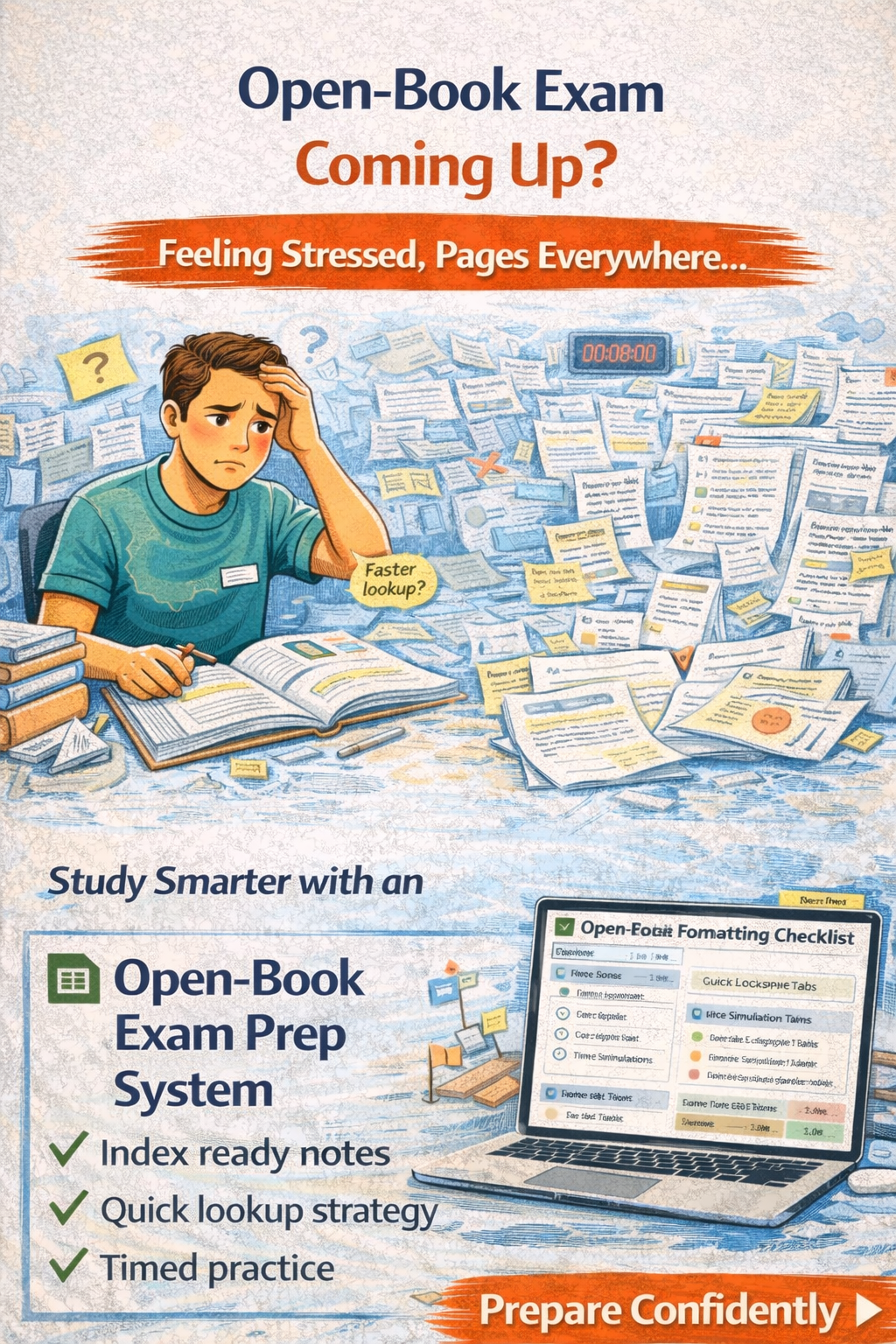 Open-Book Exam Prep System | Prepare Smarter, Retrieve Faster
