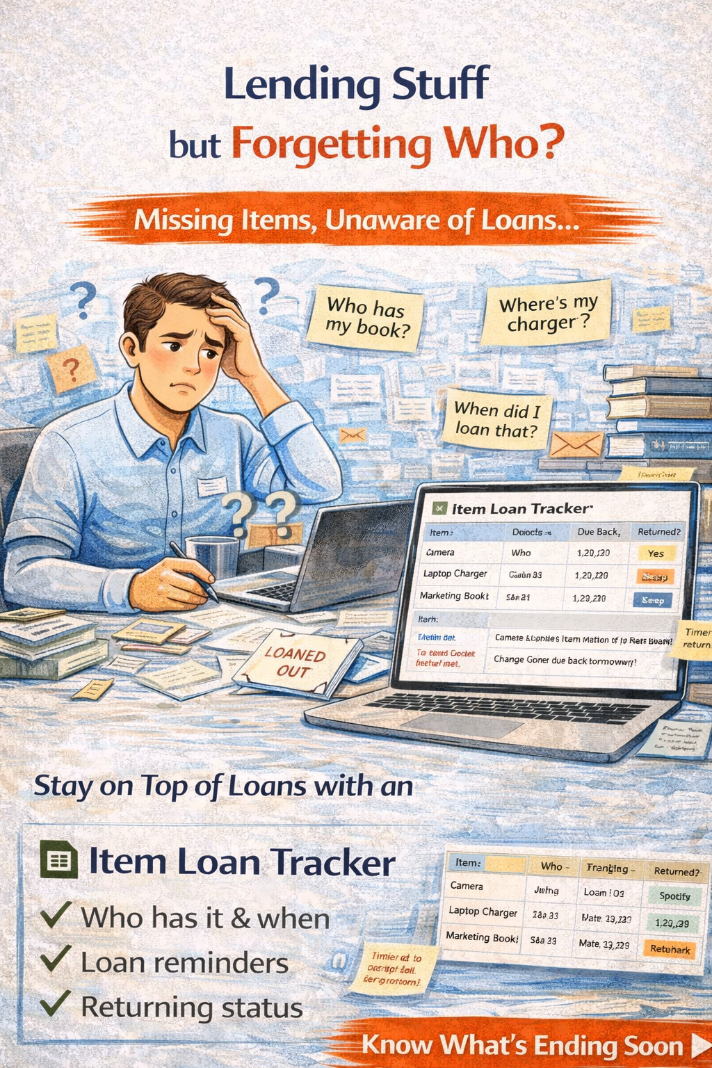 Borrowed & Lent Items Tracker | Stop Forgetting, Get Your Things Back