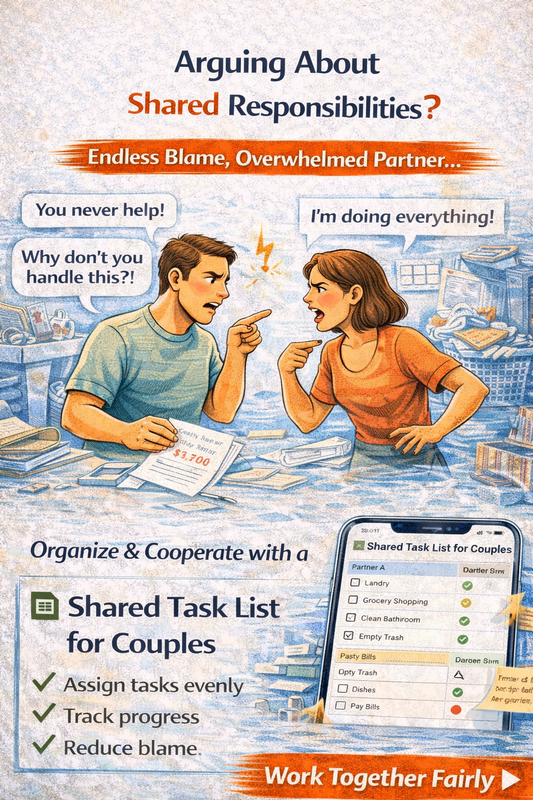 Shared Responsibilities & Chore Agreement System | Reduce Household Tension