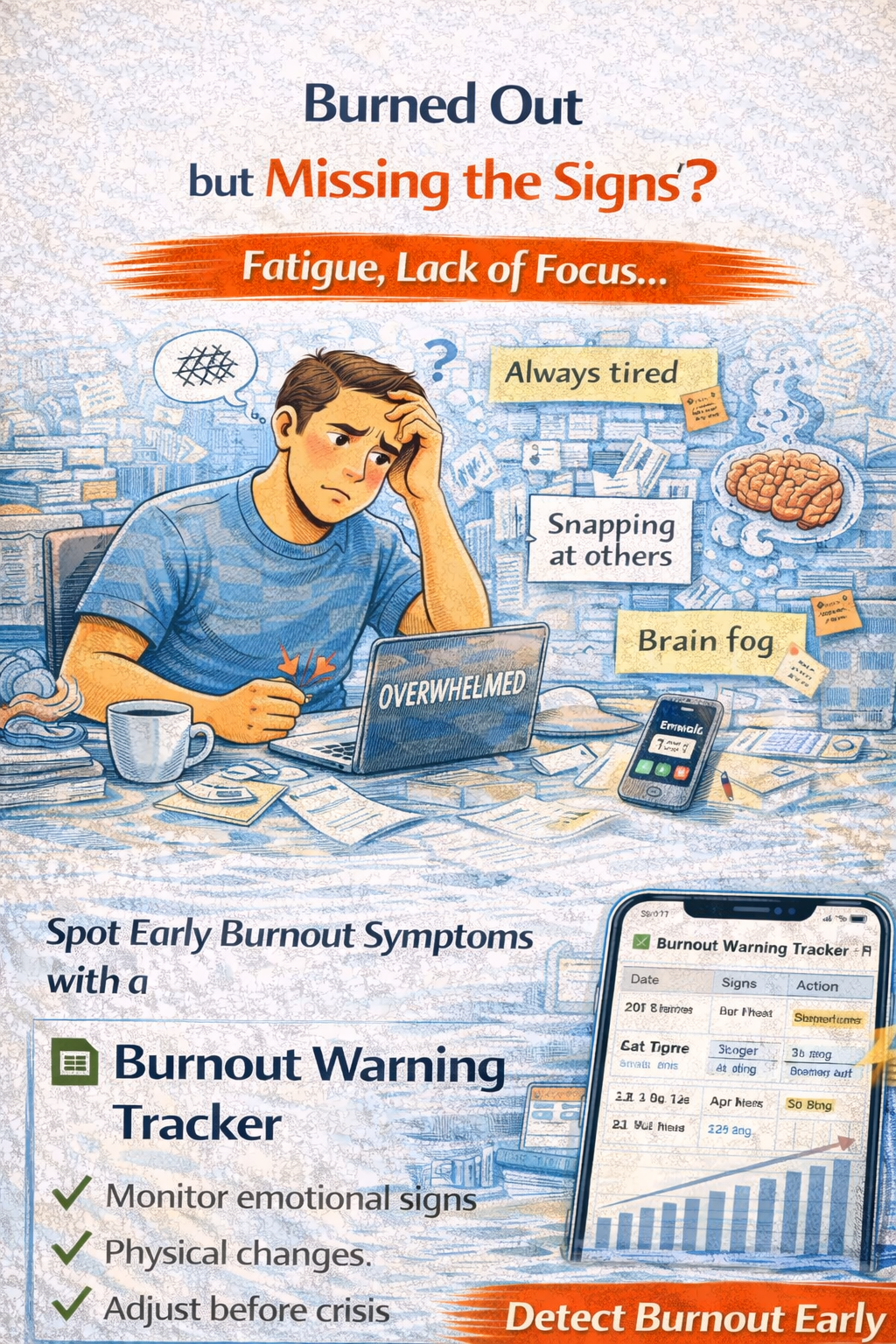 Burnout Early-Warning Dashboard | Notice Signals Early, Prevent Burnout