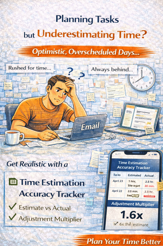 Time Estimation Accuracy Tracker | Stop Overbooking Your Time