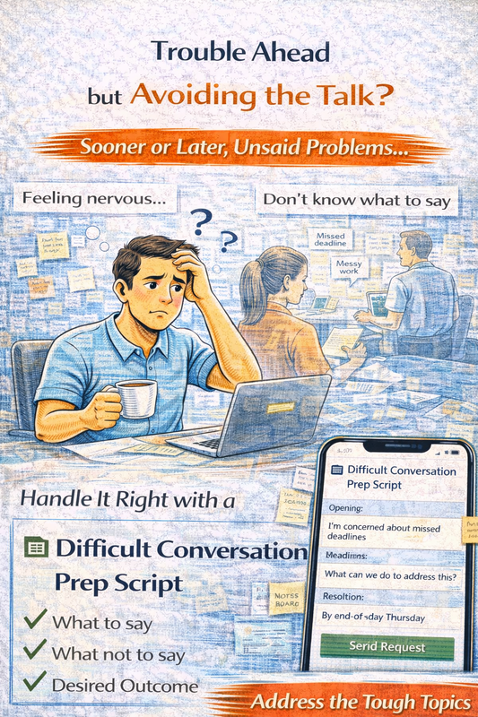 Difficult Conversation Prep Script | Prepare Calmly, Speak Clearly