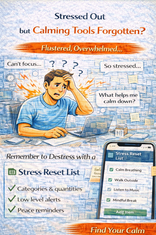 Personal Calm-Down Toolkit Builder | Regulate Stress, Respond Intentionally