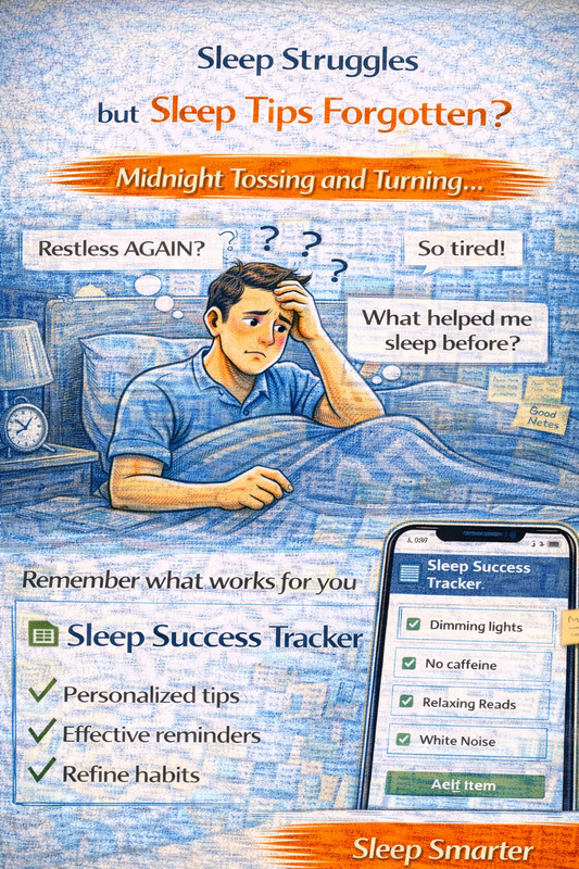 Sleep Improvement Experiment Log | Test What Helps, Sleep Better Over Time