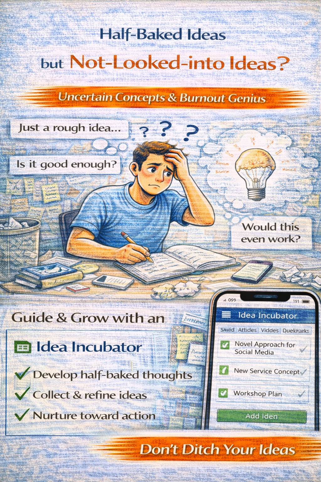 Idea Maturity Builder | Turn Half-Baked Ideas into Finished Work
