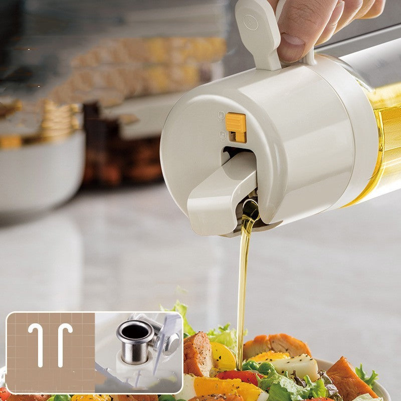 Premium 2-in-1 Oil Sprayer & Vinegar Mister - Healthy Cooking Dispenser | Control Your Oil Intake
