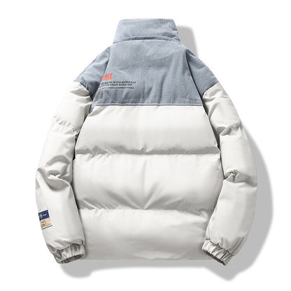 Men's Winter Warm Casual Stand-Up Collar Down Cotton Coat – Fashion Loose Sports Thickened Outwear Coats