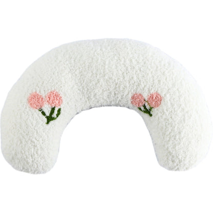 Premium U-Shaped Pet Neck Pillow - Ergonomic Sleep Support for Cats & Small Dogs