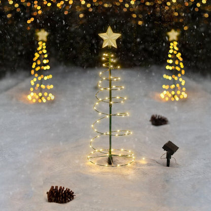 Premium Outdoor Christmas Tree Light Display - Weather-Resistant Festive Courtyard Decoration System