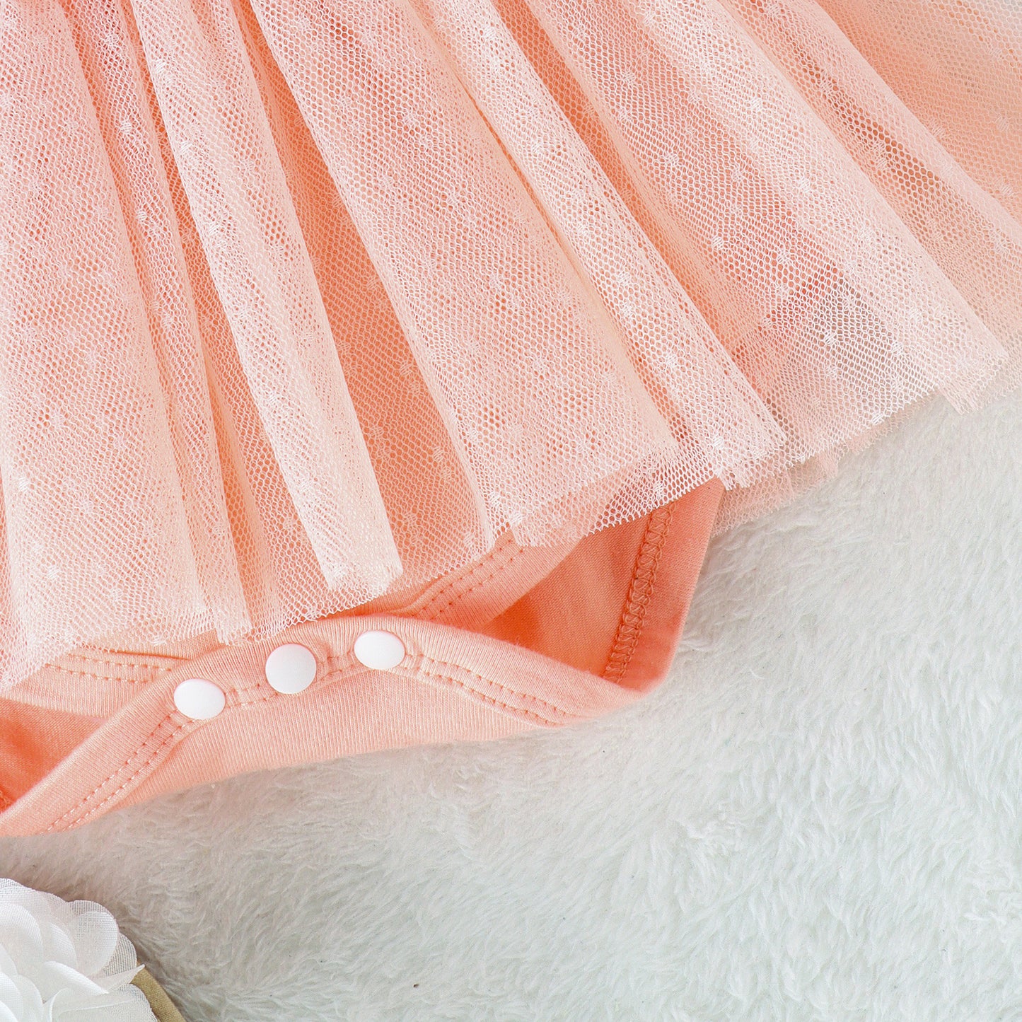Jumpsuit Baby Princess Dress – Net Skirt Baby Body Pants Outfit, Cute Baby Skirt and Jumpsuit Set