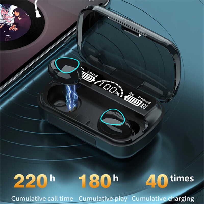 Wireless 5.1 Waterproof Bluetooth Sports Earphones – Sweatproof, High-Quality Sound for Active Lifestyles