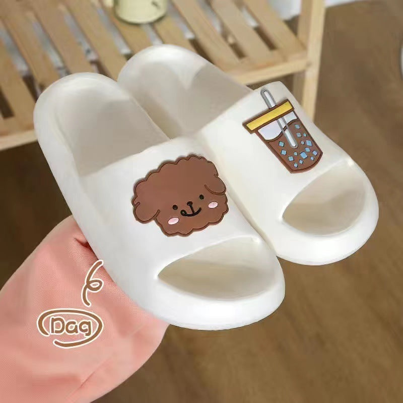 Women's Summer Indoor Bath Slippers – Thick-Bottomed Home Bathroom Shoes for Comfort