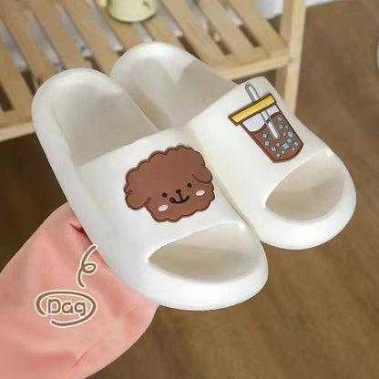 Women's Summer Indoor Bath Slippers – Thick-Bottomed Home Bathroom Shoes for Comfort
