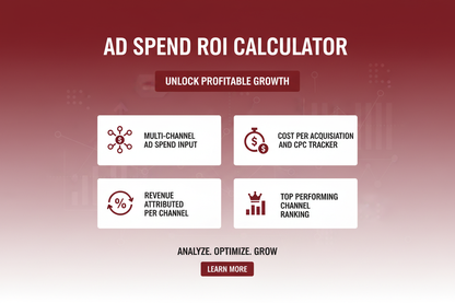 Ad Spend ROI Calculator - Feature Card