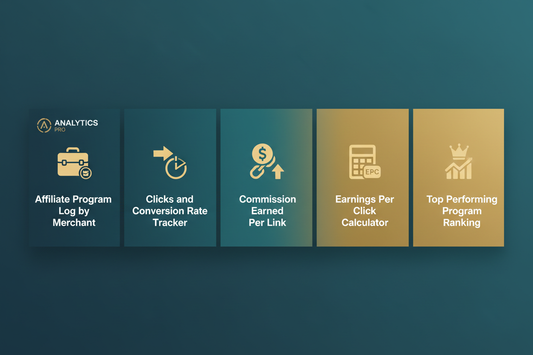 Affiliate Revenue Tracking Dashboard - Feature Card