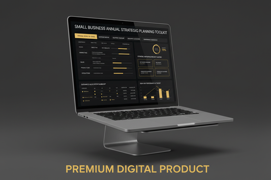 Annual Strategic Planning Toolkit - Laptop Mockup