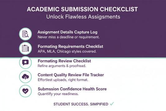 Assignment Formatting & Submission Checklist - Feature Card