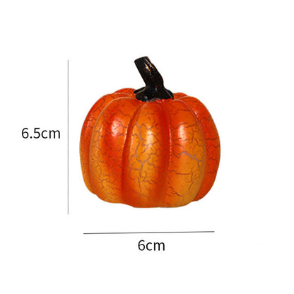 Premium LED Halloween Pumpkin Lantern - Realistic Resin Candle Lamp | Safe Spooky Decoration