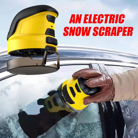 Premium Cordless Electric Ice Scraper - Heated Snow Removal Tool with Long-Life Battery for Effortless Winter Car Care
