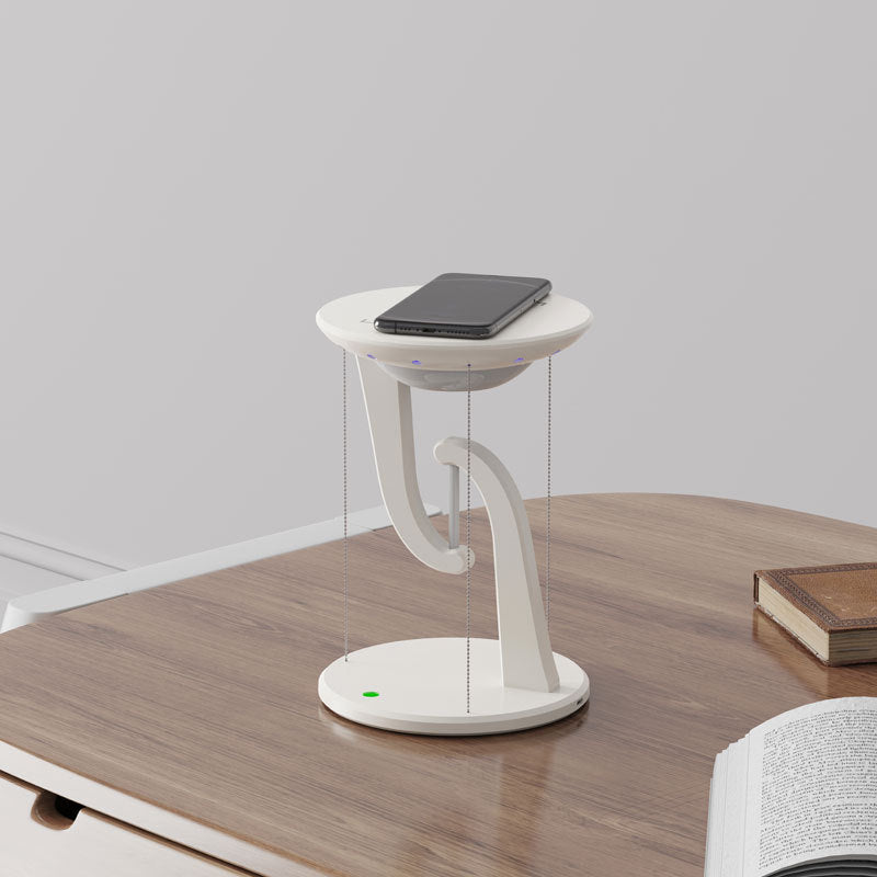 Creative Smart Wireless Phone Charger Suspension Lamp – LED Light with Wireless Charging for Phones, Modern Home Décor