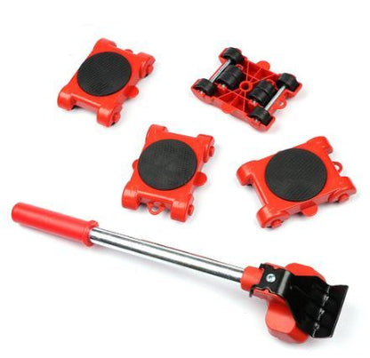 Professional Furniture Moving System - Heavy-Duty Lifter Tool Set with Roller Wheels for Effortless Relocation