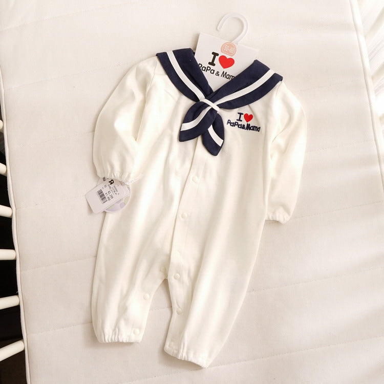 Navy Style Baby Onesies – Stylish Newborn Clothes for Boys & Girls, Soft Cotton Infant Bodysuit