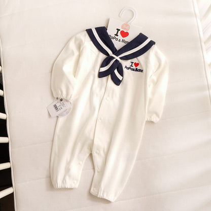 Navy Style Baby Onesies – Stylish Newborn Clothes for Boys & Girls, Soft Cotton Infant Bodysuit