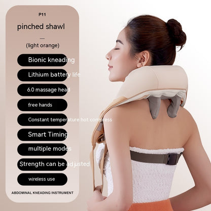Professional Electric Shoulder & Neck Massager – Advanced Kneading Therapy for Deep Muscle Relief & Wellness