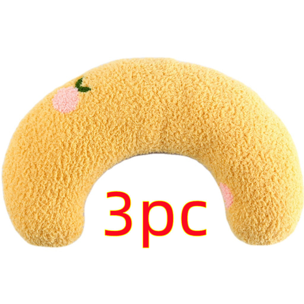 Premium U-Shaped Pet Neck Pillow - Ergonomic Sleep Support for Cats & Small Dogs