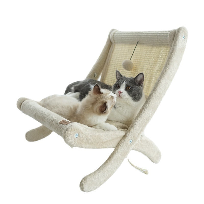 Luxury Cat Sunbathing Sofa - Premium Comfort Lounger for Ultimate Relaxation & Window Perching