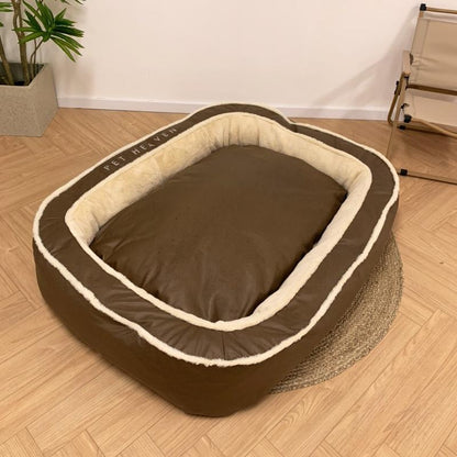 Premium Winter Dog Bed - Ultra-Cozy Heated Pet Bed for Cold Weather Comfort