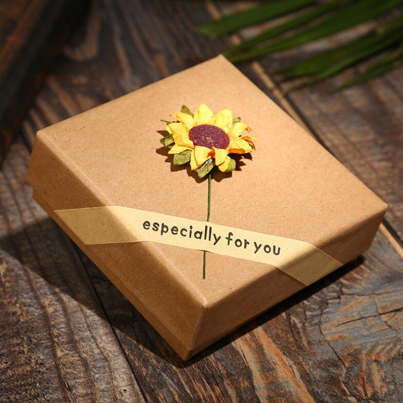 "You Are My Sunshine" Sunflower Necklace - Meaningful Pendant for Women and Men, Perfect Couple Gift