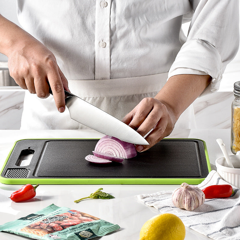 Premium 3-in-1 Multi-Function Cutting Board - Professional Kitchen System with Defrosting & Knife Sharpening Technology