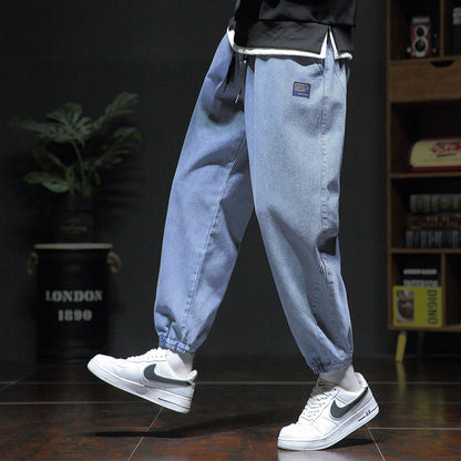 Summer Oversized Loose Fit Jeans for Men – Casual Baggy Denim Trousers