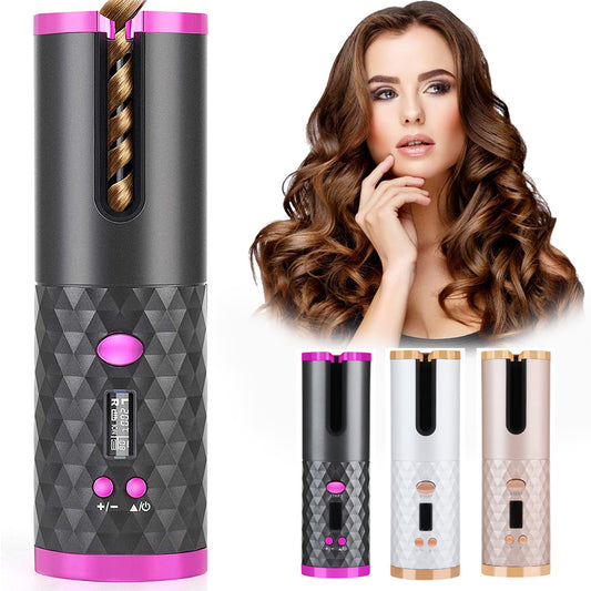 Revolutionary Automatic Hair Curler – Smart Ceramic Rotating Iron with LCD Display for Salon-Perfect Curls
