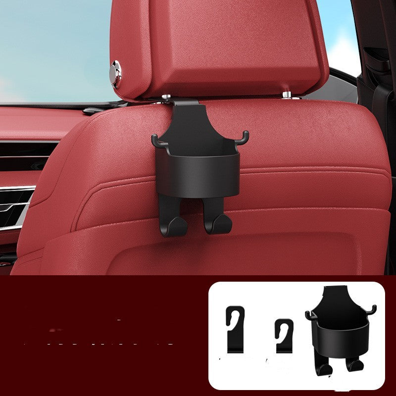 Premium Car Seat Back Hook - Multi-Purpose Vehicle Organizer & Cup Holder for Maximum Convenience