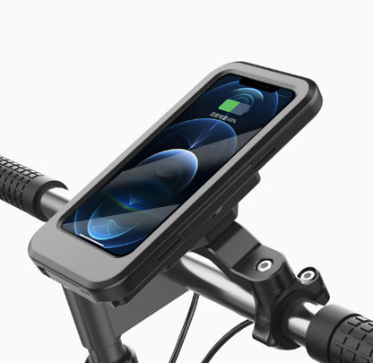 Waterproof Mobile Phone Stand – Folding Navigation Holder & Rainproof Case for Bicycle & Motorcycle