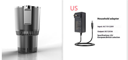 Premium 2-in-1 Car Cup Holder - Smart Temperature Control System with Digital Display for Ultimate Driving Comfort