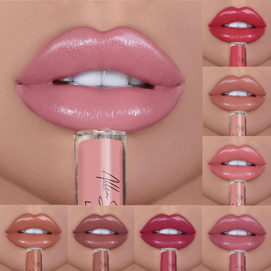 Luxurious Silky Cream Lip Gloss - Smooth-Finish Moisturizing Formula for Soft, Radiant Lips