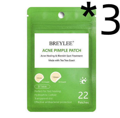 Premium Tea Tree Acne Patches - Ultra-Thin Hydrocolloid Treatment Stickers | 24-Hour Care