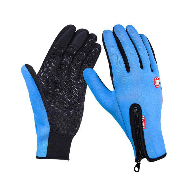 Premium Winter Motorcycle Gloves - Waterproof Touchscreen Compatible with Fleece Lining for Ultimate Warmth & Control