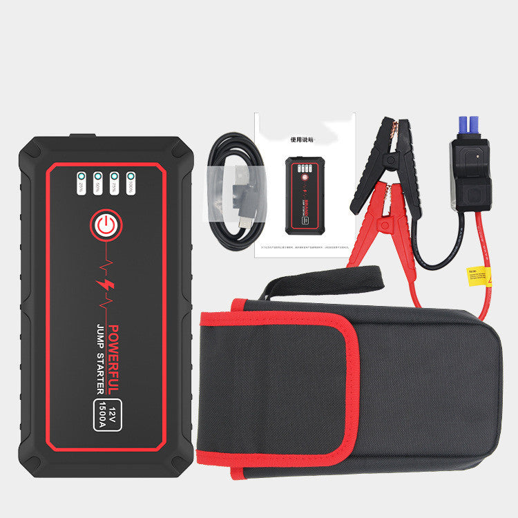 Professional 12V Car Emergency Jump Starter - Portable Power Bank & Battery Booster for Instant Vehicle Rescue