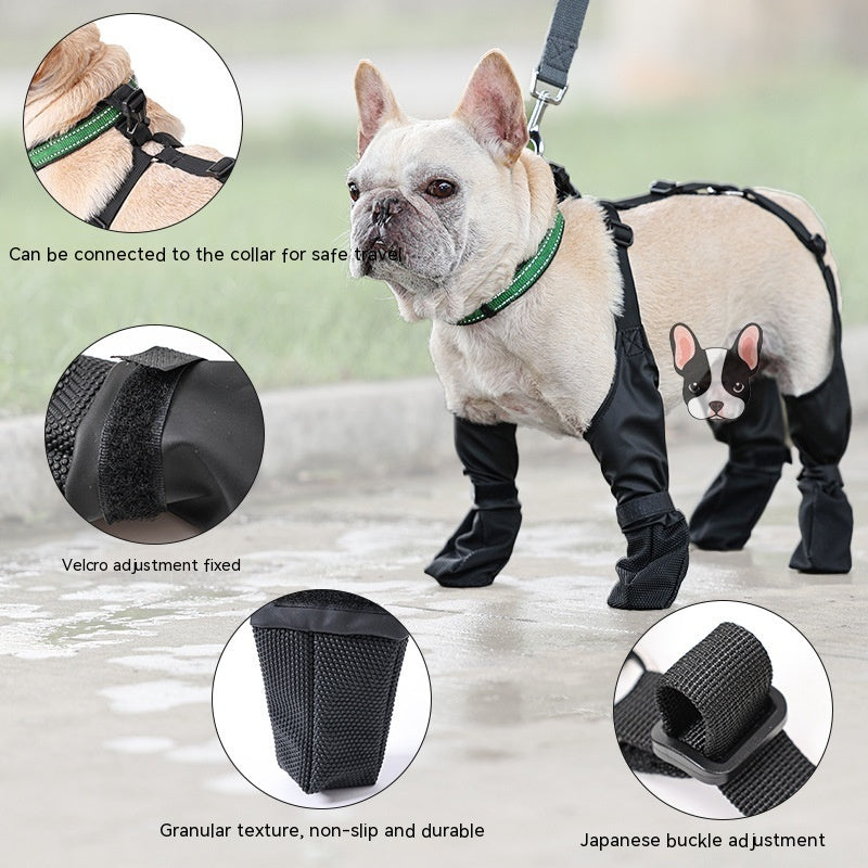 Premium Waterproof Dog Boots - Breathable Paw Protection for All-Weather Adventures