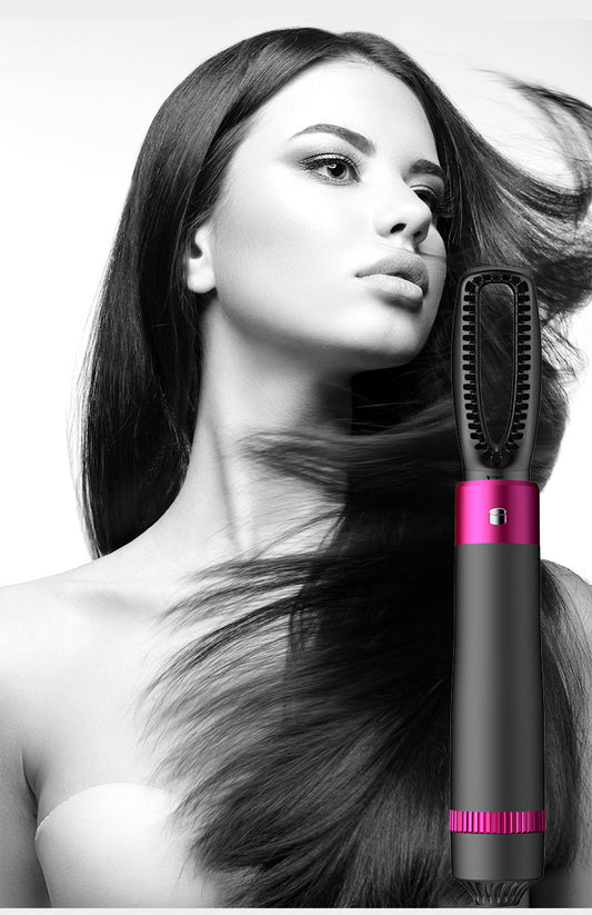 Ultimate 5-in-1 Hair Styling System - Professional Salon-Quality Dryer, Straightener, Curler & Volumizer