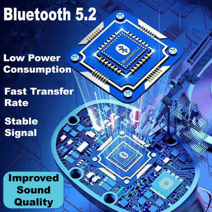 Wireless 5.1 Waterproof Bluetooth Sports Earphones – Sweatproof, High-Quality Sound for Active Lifestyles