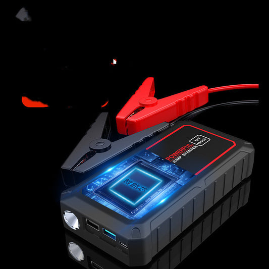 Professional 12V Car Emergency Jump Starter - Portable Power Bank & Battery Booster for Instant Vehicle Rescue