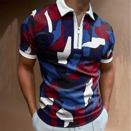 Men's Solid Polo Shirt – Brand Short-Sleeved Summer Shirt for Men