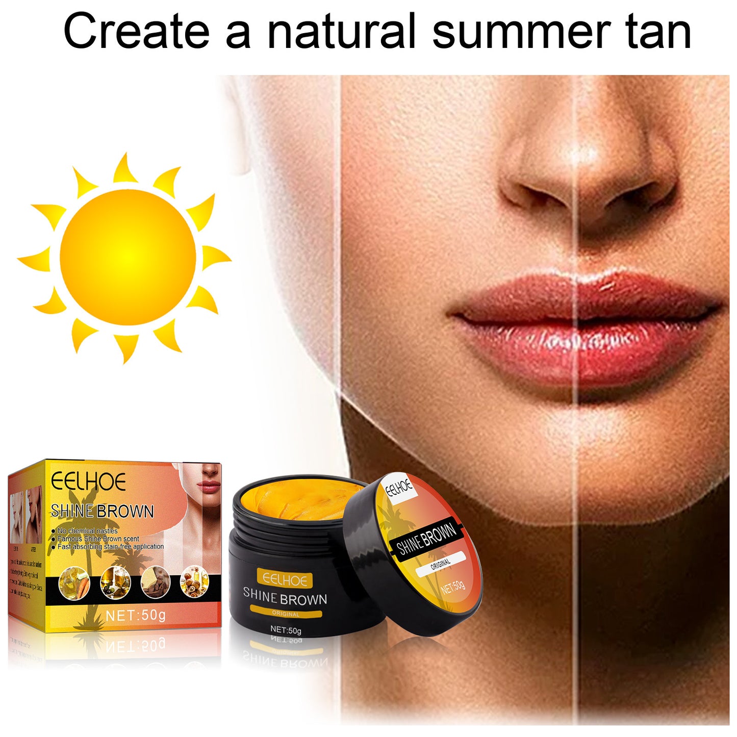 Premium Wheat Complexion Tanning Moisturizer – Natural Sun-Kissed Glow with Deep Hydration