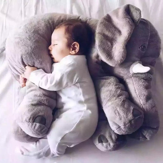 Premium Elephant Sleep Companion - Ultra-Soft Plush Baby Pillow for Peaceful Bedtime & Comfort