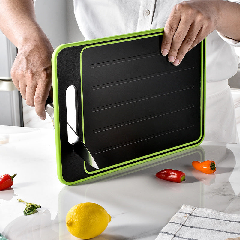 Premium 3-in-1 Multi-Function Cutting Board - Professional Kitchen System with Defrosting & Knife Sharpening Technology